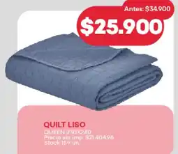 Supermercados Tadicor Quilt liso oferta