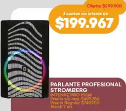 Supermercados Tadicor Stromberg parlante profesional oferta