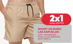 Supermercados Tadicor Short de baño las espuelas liso y estampado oferta