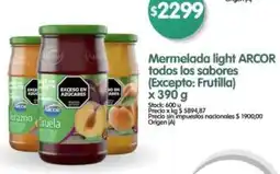 Supermercados Buenos Días Arcor mermelada light todos los sabores oferta