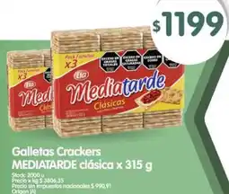 Supermercados Buenos Días Mediatarde clásica galletas crackers oferta