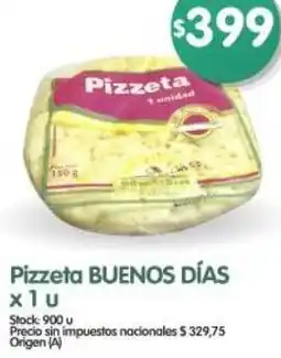 Supermercados Buenos Días Buenos días pizzeta oferta