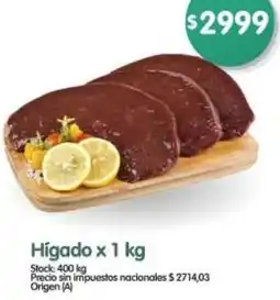 Supermercados Buenos Días Hígado oferta