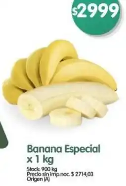 Supermercados Buenos Días Banana especial oferta