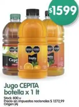 Supermercados Buenos Días Cepita jugo botella oferta
