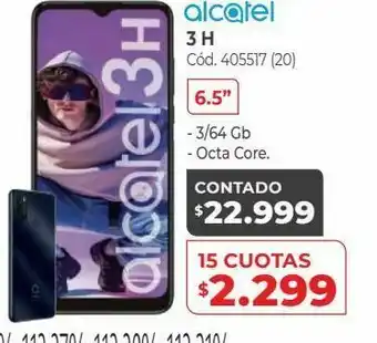 Naldo Lombardi 3 h alcatel 6.5" oferta