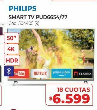 Naldo Lombardi Smart tv pud6654/77 oferta