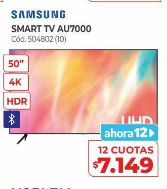 Naldo Lombardi Smart tv au7000 oferta