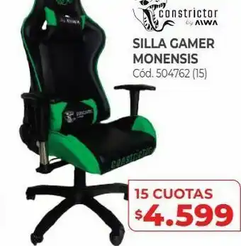 Naldo Lombardi Silla gamer monensis oferta