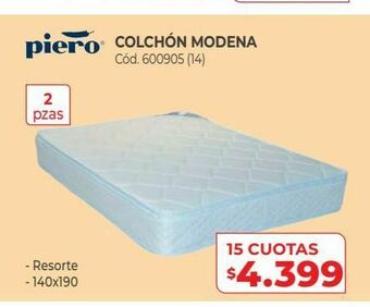 Naldo Lombardi Colchón modena oferta