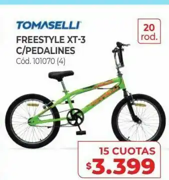 Naldo Lombardi Freestyle xt-3 c/pedaline oferta