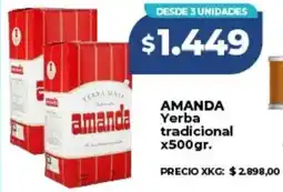 Supermayorista Vital Amanda yerba tradicional oferta