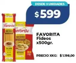 Supermayorista Vital Favorita fideos oferta