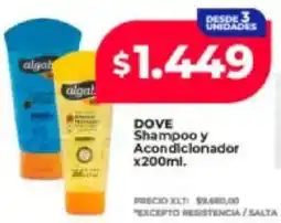 Supermayorista Vital Dove shampoo y acondicionador b oferta