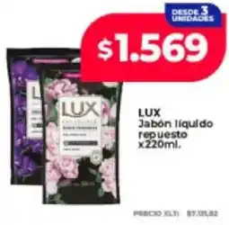 Supermayorista Vital Lux jabón líquido repuesto oferta
