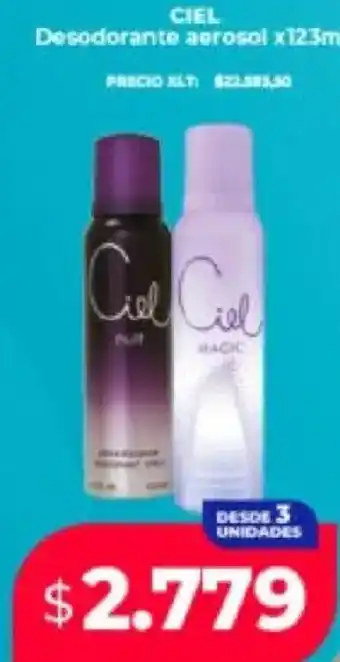 Supermayorista Vital Ciel desodorante aerosol oferta