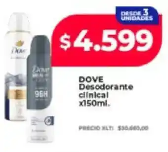 Supermayorista Vital Dove desodorante clinical oferta