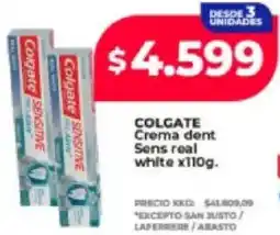 Supermayorista Vital Colgate crema dent sens real white oferta