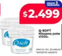 Supermayorista Vital Q-soft hisopos pote oferta