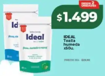 Supermayorista Vital Ideal toalla humeda oferta