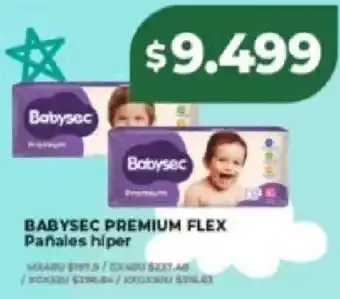 Supermayorista Vital Babysec premium flex pañales hiper oferta