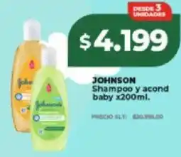 Supermayorista Vital Johnson shampoo y acond baby oferta