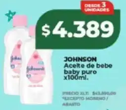 Supermayorista Vital Johnson aceite de bebe baby puro oferta