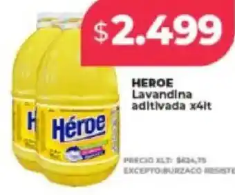 Supermayorista Vital Héroe lavandina aditivada oferta