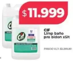 Supermayorista Vital Cif limp baño pro bidon oferta