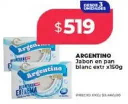 Supermayorista Vital Argentino jabon en pan blanc extr oferta