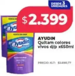Supermayorista Vital Ayudín quitam colores vivos d/p oferta
