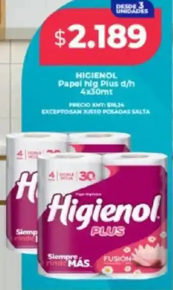 Supermayorista Vital Higienol papel hig plus d/h oferta