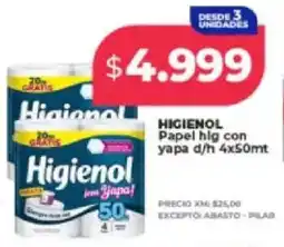 Supermayorista Vital Higienol papel hig con yapa d/h oferta