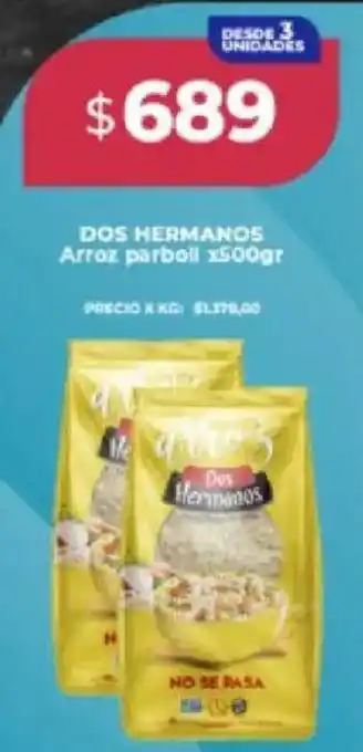 Supermayorista Vital Dos hermanos arroz parboil oferta