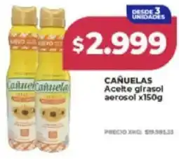 Supermayorista Vital Cañuelas aceite girasol aerosol oferta