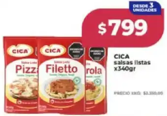 Supermayorista Vital Cica salsas listas oferta
