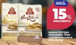Supermayorista Vital Mama cocina rebozador/pan ralladoselecciona dos oferta