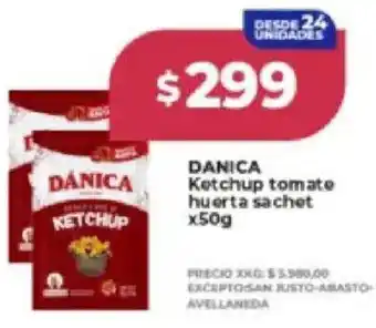 Supermayorista Vital Danica ketchup tomate huerta sachet oferta