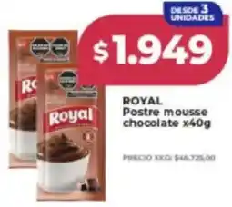 Supermayorista Vital Royal postre mousse chocolate oferta