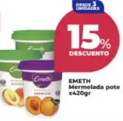 Supermayorista Vital Emeth mermelada pote oferta