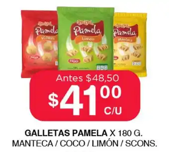 Pamela Galletas x 180g