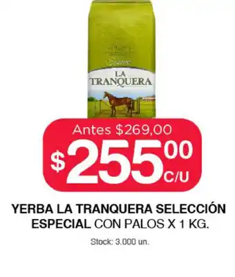 La Tranquera Yerba Selección Con Palos x 1kg