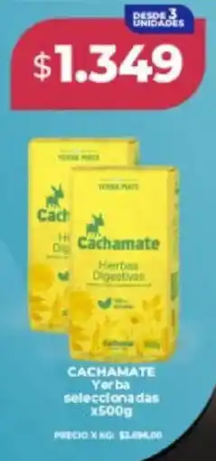 Supermayorista Vital Cachamate yerba seleccionadas oferta