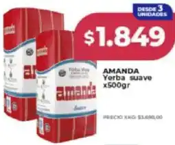 Supermayorista Vital Amanda yerba suave oferta