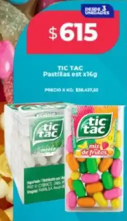 Supermayorista Vital Tic tac pastillas est oferta