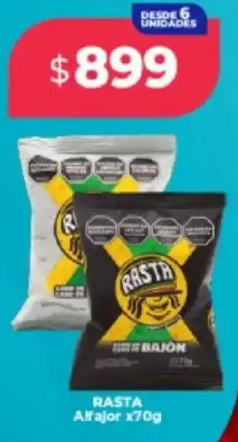 Supermayorista Vital Rasta alfajor oferta