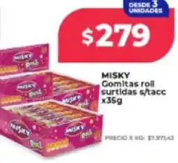Supermayorista Vital Misky gomitas roll surtidas s/tacc oferta