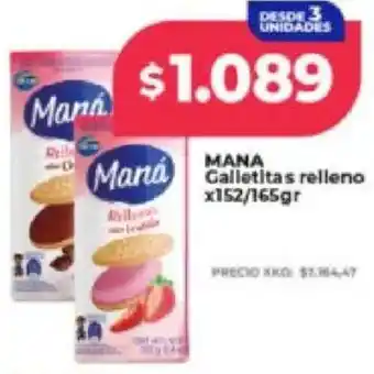 Supermayorista Vital Mana galletitas relleno oferta