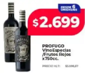Supermayorista Vital Profugo vino especias /frutos rojos oferta