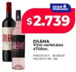Supermayorista Vital Dilema vino varielates oferta